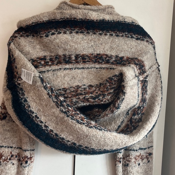 Anthropologie x Pilcro Long-Sleeve Mock-Neck Bird Sweater Size XS NWT - Picture 13 of 15